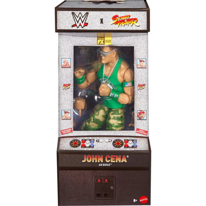 WWE X STREET FIGHTER ELITE COLLECTION - JOHN CENA AS GUILE
