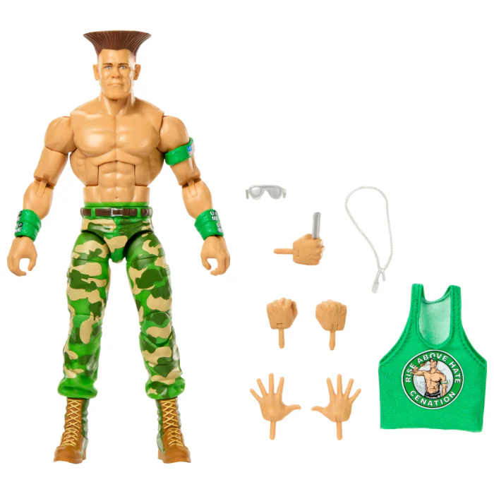 WWE X STREET FIGHTER ELITE COLLECTION - JOHN CENA AS GUILE - Image 2