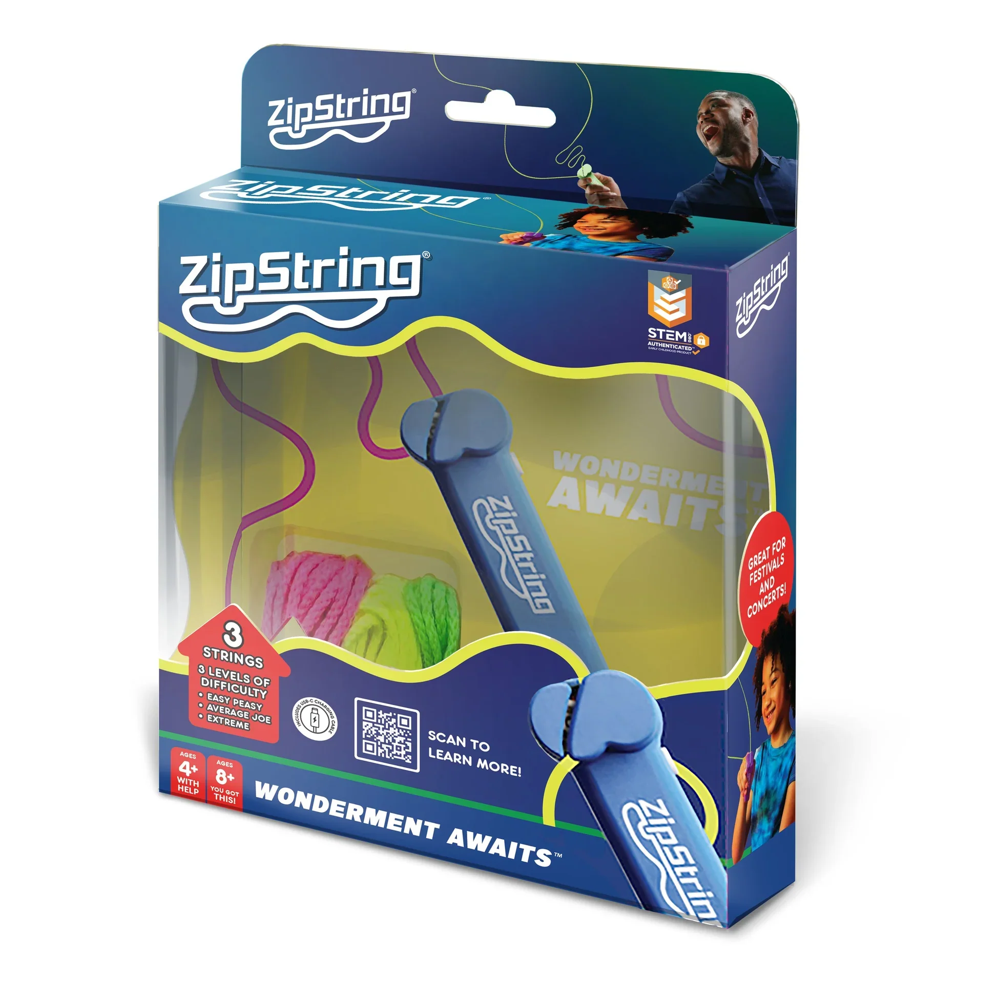 ZIP STRING BODACIOUS BLUE
