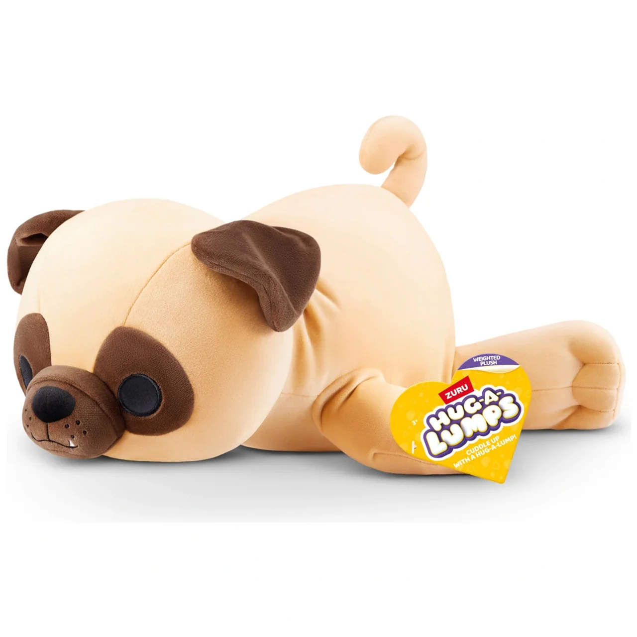 ZURU HUG-A-LUMPS WEIGHTED PLUSH OLLY THE PUG - Image 2
