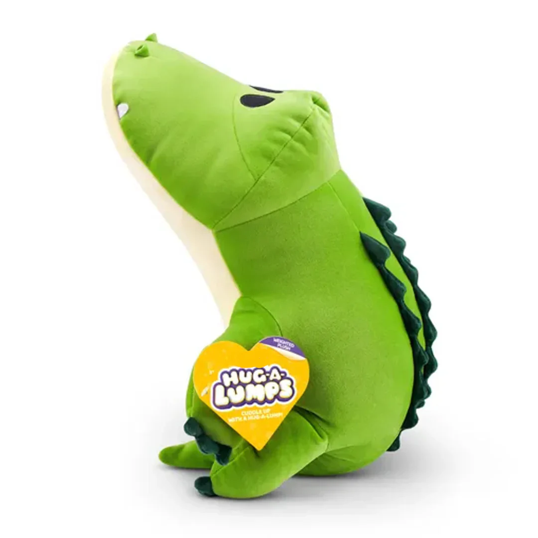 ZURU HUG-A-LUMPS WEIGHTED PLUSH ROCKO THE CROCODILE - Image 2