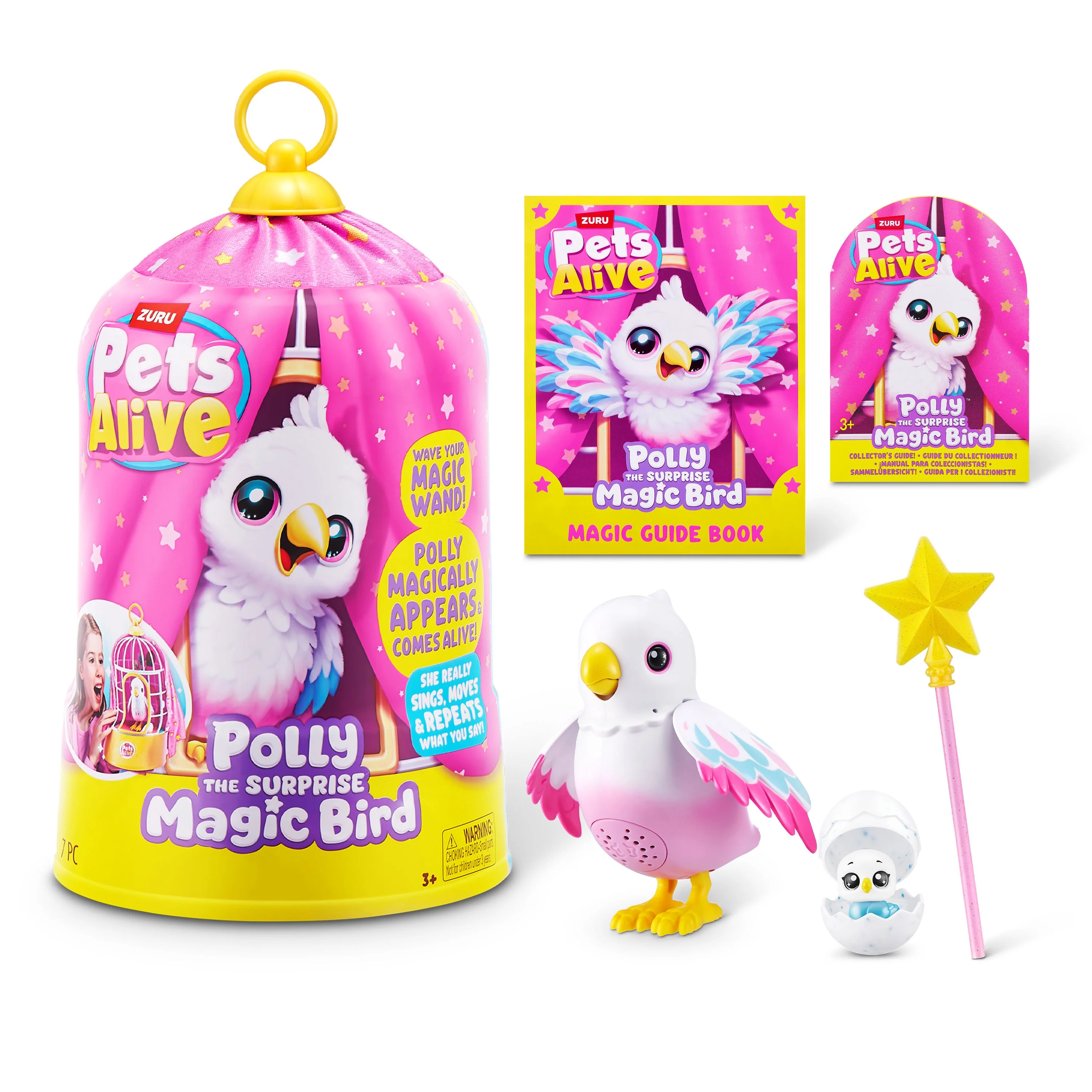 ZURU PETS ALIVE POLLY THE SURPRISE MAGIC BIRD SERIES 1