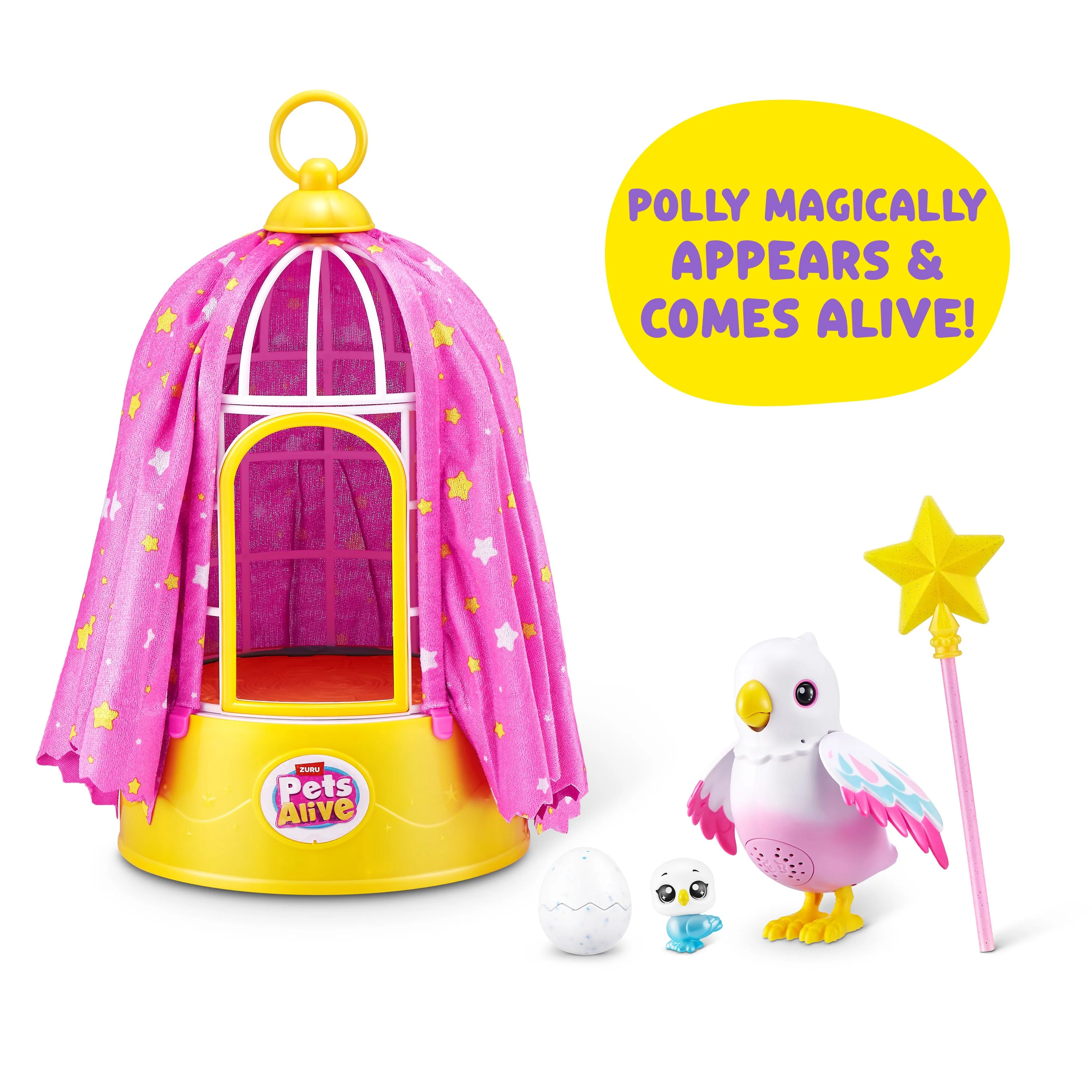 ZURU PETS ALIVE POLLY THE SURPRISE MAGIC BIRD SERIES 1 - Image 4