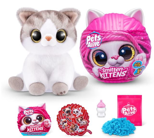 ZURU PETS ALIVE SMITTEN KITTENS INTERACTIVE PLUSH - Image 6