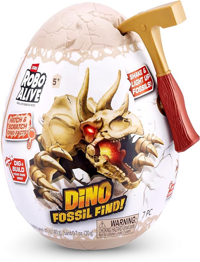 ZURU ROBO ALIVE DINO FOSSIL FIND MINI SURPRISE EGG