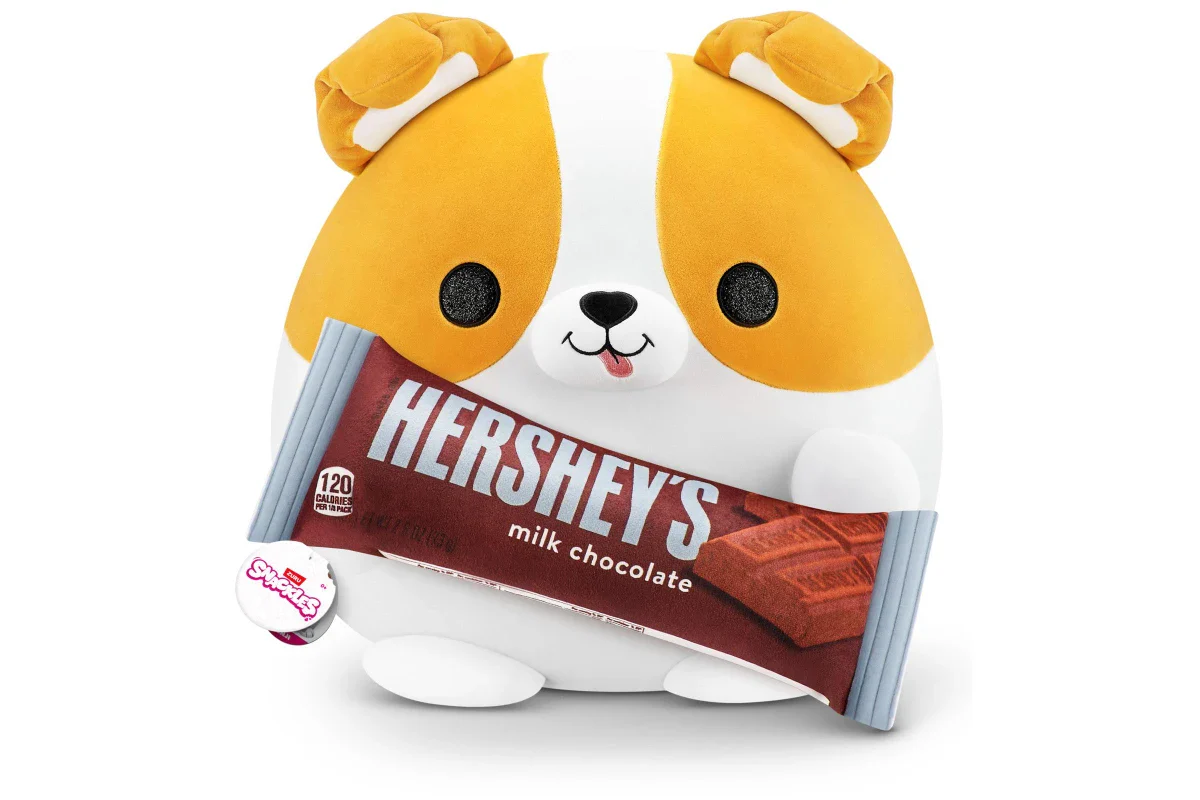 ZURU - SNACKLES PLUSH BENJI CORGI WITH HERSHEY'S BAR