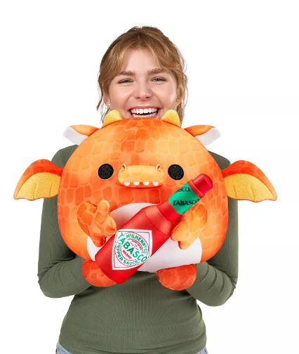 ZURU - SNACKLES PLUSH SUPER SIZE - FELIX DRAGON WITH TABASCO SAUCE - Image 2