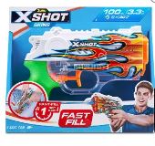 ZURU X SHOT-FAST FILL WATER GUN-NANO-ORANGE FLAME