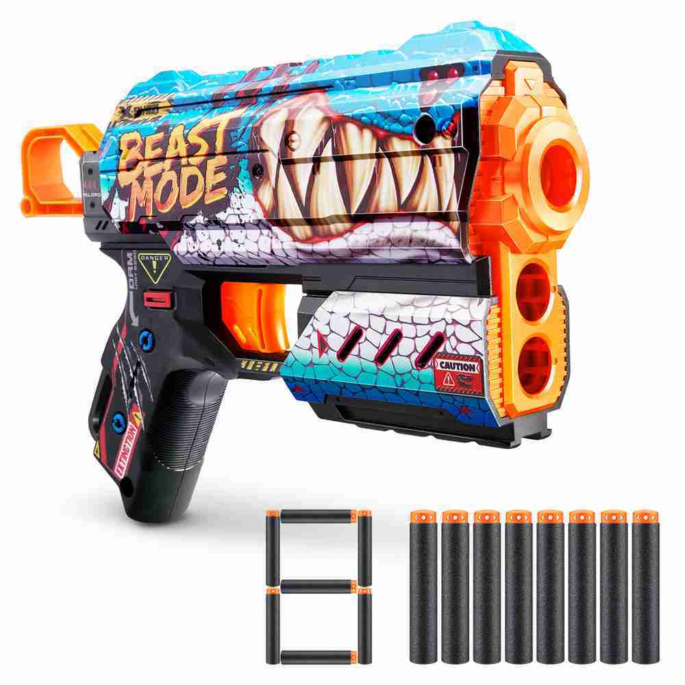 ZURU XSHOT FLUX SKINS BEAST OUT BLASTER